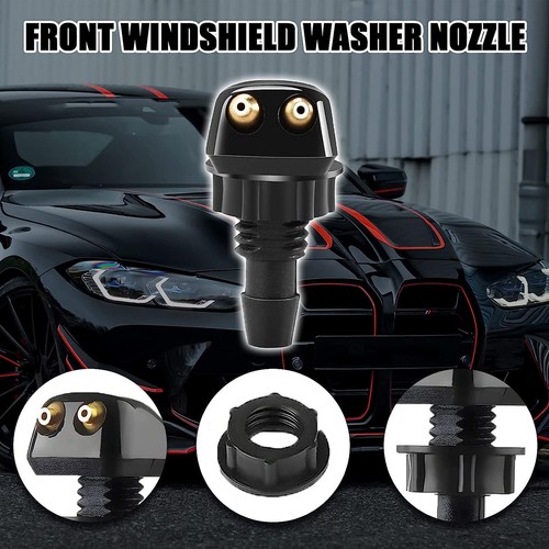 6x Adjustable Dual Holes Windshield Washer Nozzle Wiper Water Spray Jet for Cars - Picture 7 of 12
