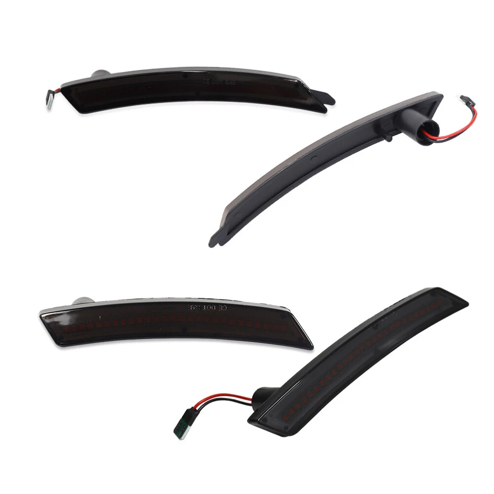 4x For Mini Cooper R55 R56 R57 R58 R59 R60 R61 Front Rear LED Side Marker Lights - Image 4 of 4