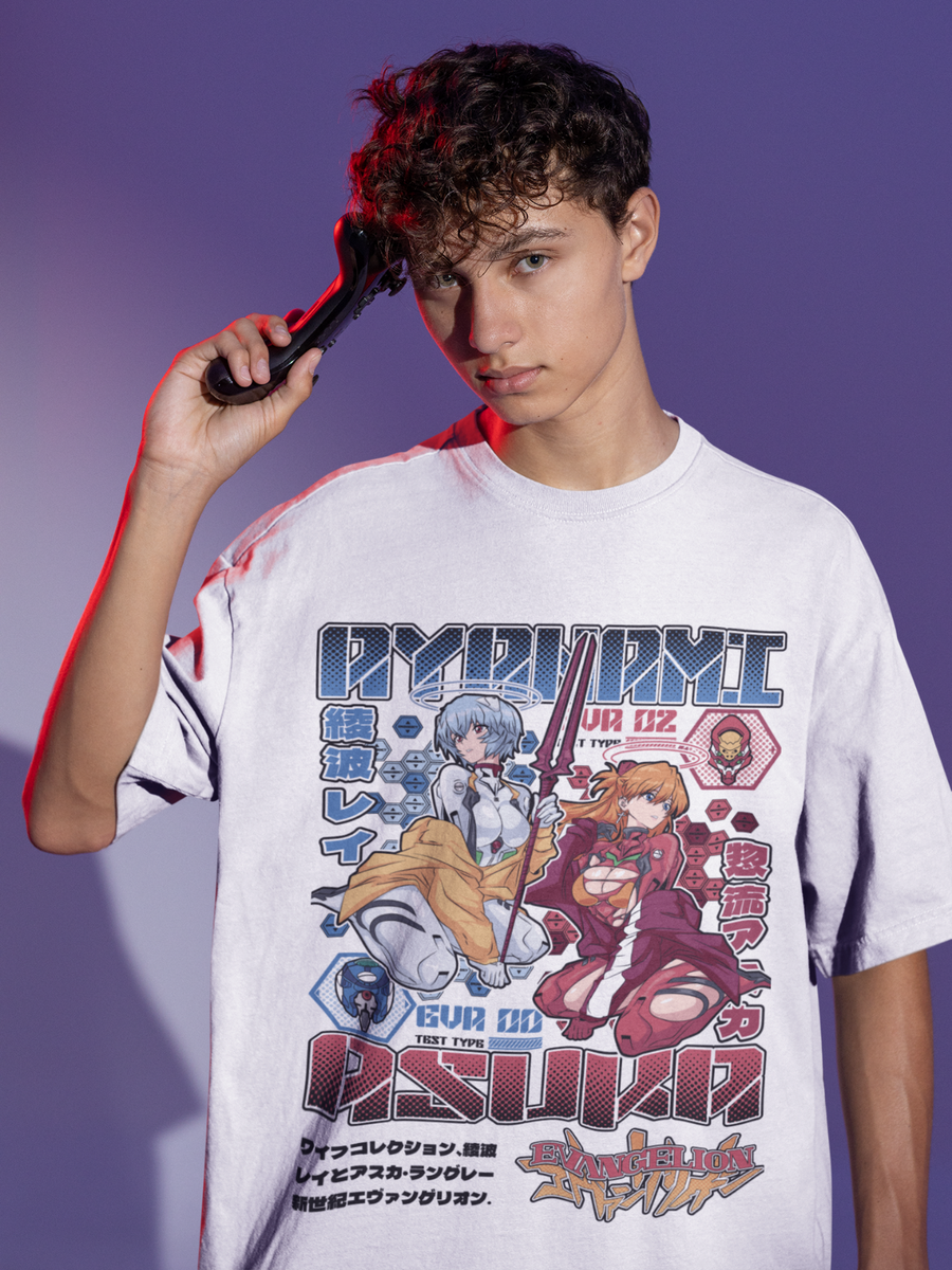 Neon Genesis Evangelion T-shirt Eva Unit 01 Japanese Anime Gift