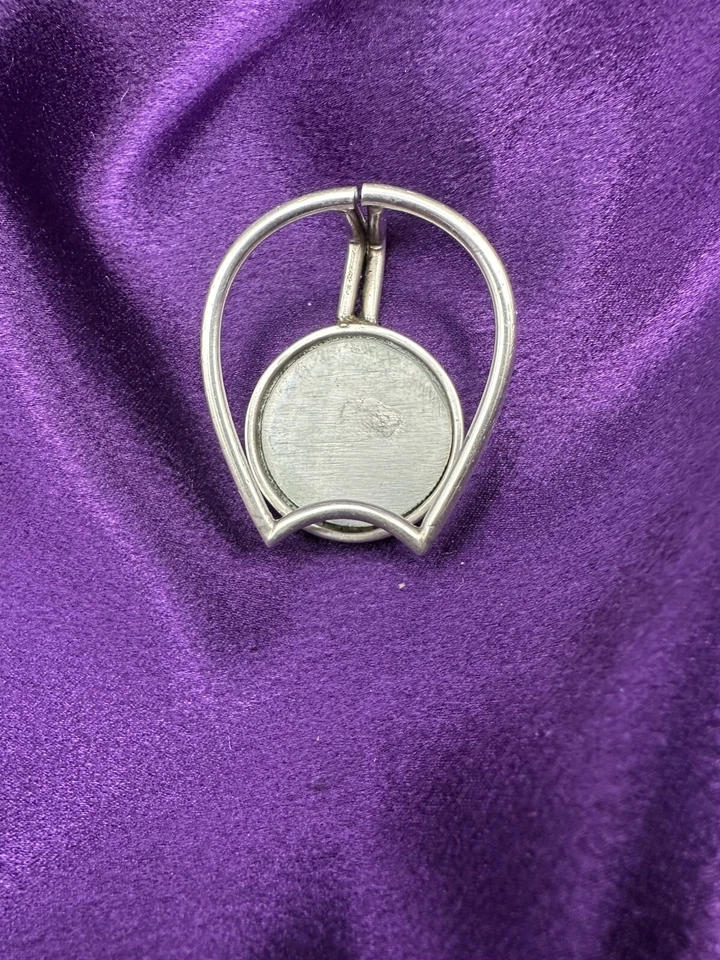 Clip de papel de escritorio Rolex vintage en plata de ley Foto 2 de 4