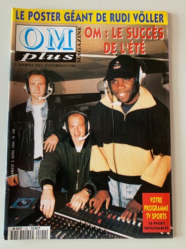 OM PLUS MAGAZINE N°13 Aout 1989 - Marseille Chris Waddle - Bernard Tapie EUR 29,99 - FR