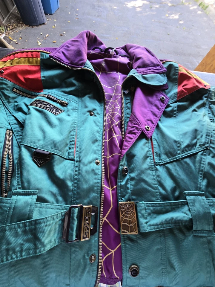 Chaqueta Mujer Para Snowboard O Esquí Talla L De Colección Años 80 Marca Spyder Invierno Foto 2 de 4