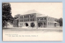 1906. COLUMBUS, OH. HAYES HALL. OHIO STATE UNIVERSITY.  POSTCARD DK3