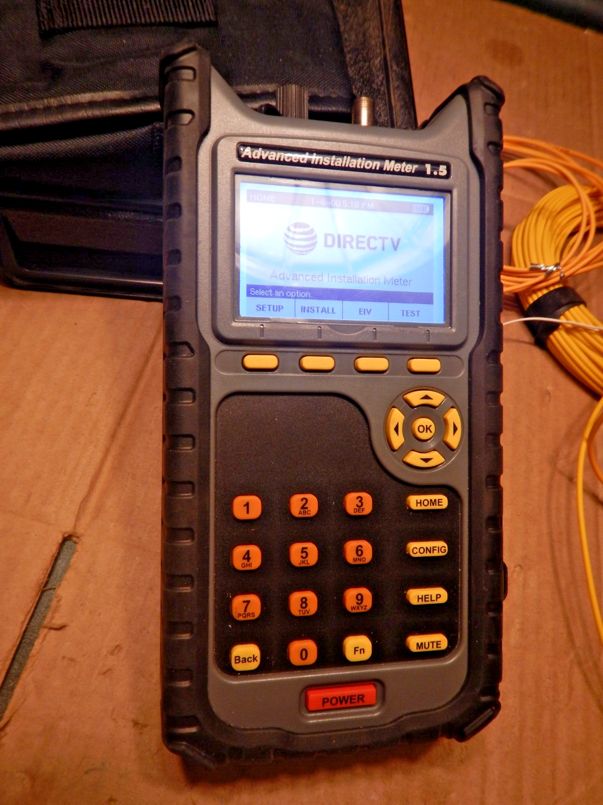 DIRECTV Advanced Installation Meter 1.5  NEW CHARGER (AIM01R0-12) 