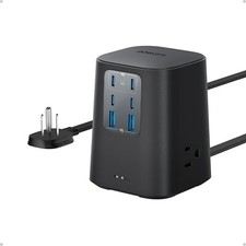 Anker 9-in-1 Charging Station 100W USB C Power Strip 300J Surge Protector, 5ft
