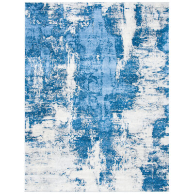 SAFAVIEH Jasper Collection JSP101M Blue / Ivory Rug
