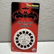 VIEW MASTER 1997 BATMAN  ROBIN VINTAGE TYCO RARE 3D VIEWER