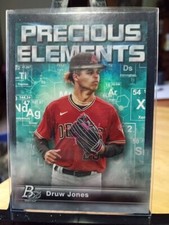 2023 bowman platinum Precious Elements PE-16 Druw Jones Arizona D'Backs MINT