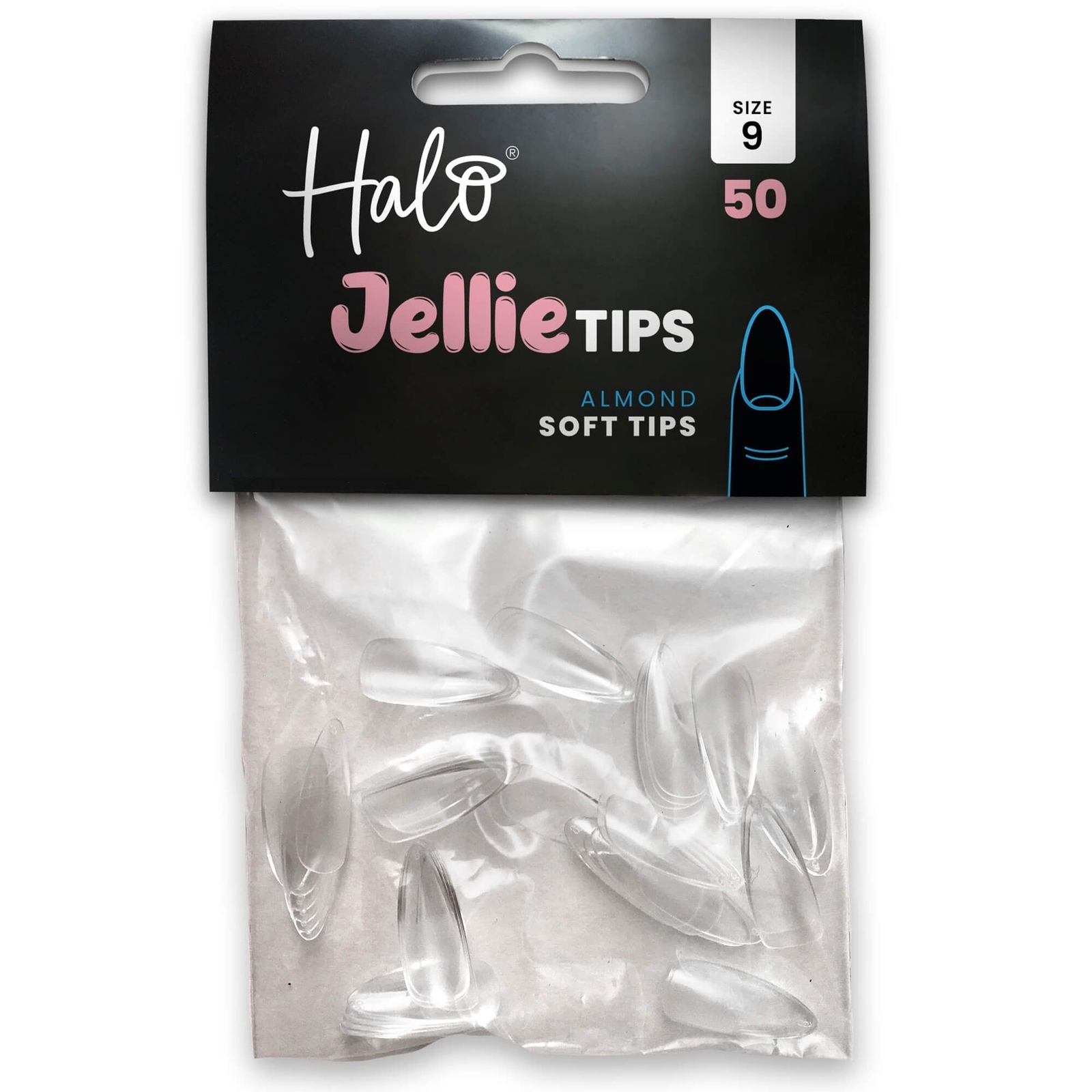 Halo Almond Jellie Tips - Size 9