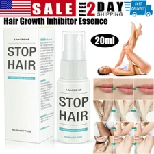 20ml Stop Hair Growth Inhibitor Painless Hair Removal Spray Privates Shrink Pore