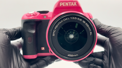 PENTAX K-r SMC F3.5-5.6 18-55mm Pink Digital SLR Camera From Japan