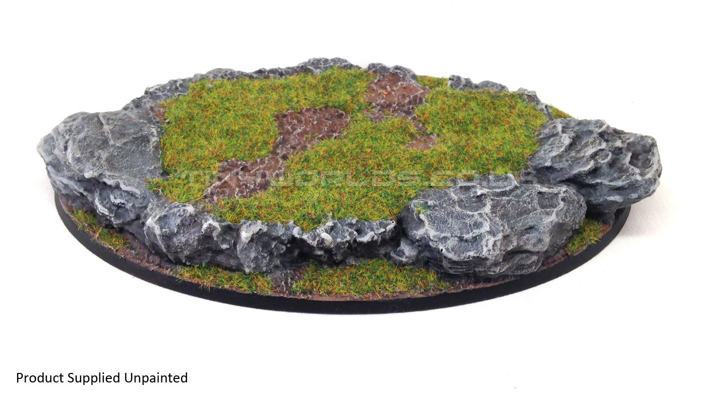 Lot Of 3 120mm X 92mm Large Oval Bases Used For Warhammer 40k - Foto 10