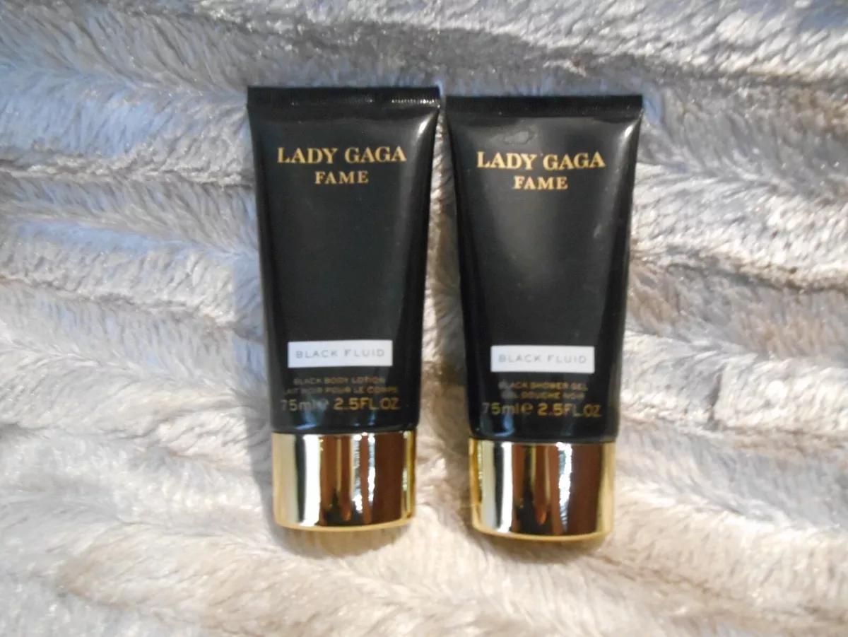 Lady gaga fame black fluid body lotion sale
