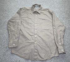 Vintage Christian dior monsieur long sleeve button down Linen Blend shirt Sz L