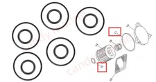 5pcs each SUZUKI DF 9.9 15 20 Oil Filter O ring Seal Kit 09280-54001 09280-13004