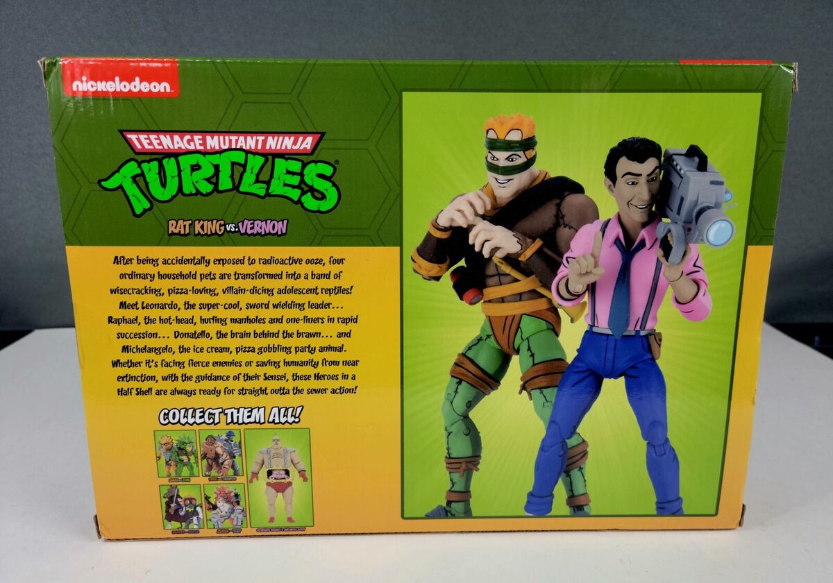 Teenage Mutant Ninja Turtles - Rat King and Vernon Fenwick 2-Pack