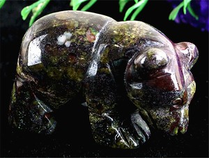 H02124-38x25x18mm-Natural-Dragon-Blood-Stone-Hand-Carved-Bear-Figurine
