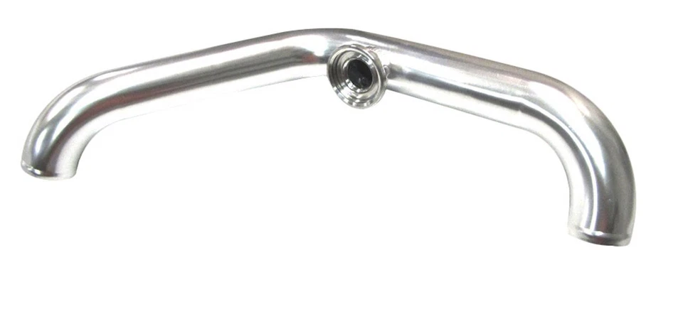 Tubo caliente de aluminio ISR con brida HKS BOV para Nissan 240sx S13 SR20DET nuevo Foto 2 de 2