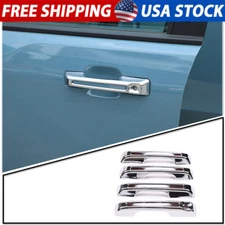 Chrome Exterior Outside 4-Door Handle Cover Trim For Ford Maverick 2022-23