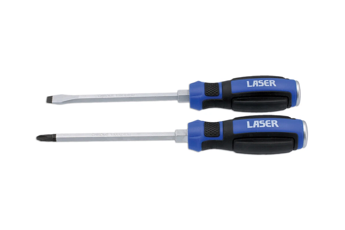 Laser 7938 2 Piece Pound Go Through Screwdriver Set