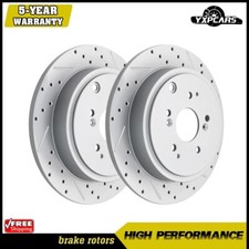 Rear Disc Brake Rotors Set for 2001 2002 2003 2004 - 2006 Acura MDX Honda Pilot
