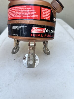 COLEMAN FEATHER 442 EXPONENT DUAL FUEL STOVE Parts Repair | eBay