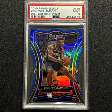 2019-20 Panini Select - Premier Level Zion Williamson #199 Blue