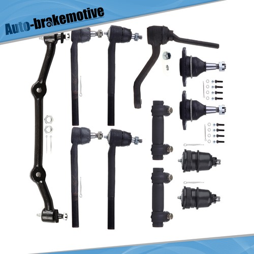 For Chevy Blazer & S10 2WD 12PCS Front Ball Joints Center Link Tie Rod