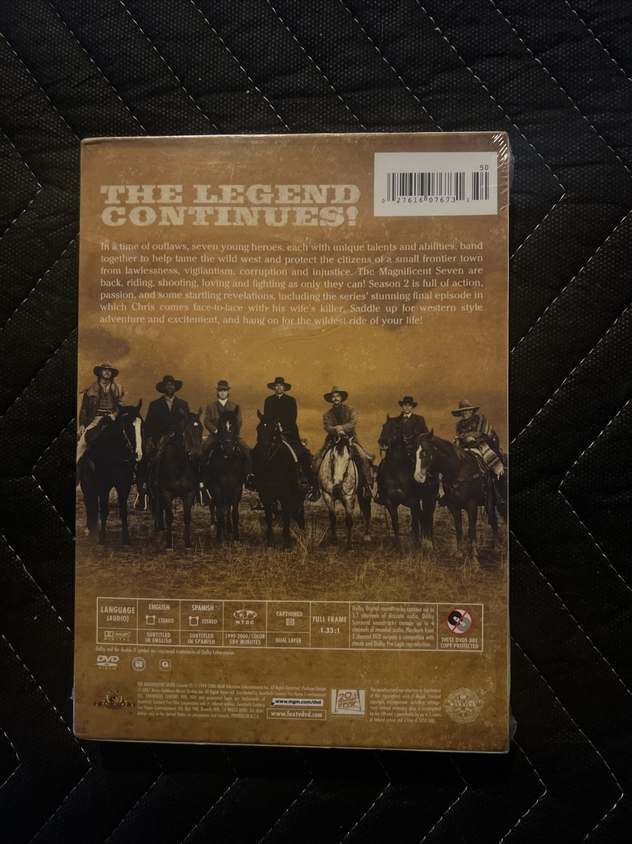 Magnificent Seven - The Complete Second Season (DVD, 2007, 3-Disc