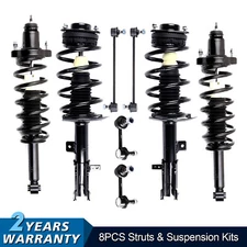 Front & Rear Complete Struts & Sway Bar End Links For 2007-2014 Dodge Avenger