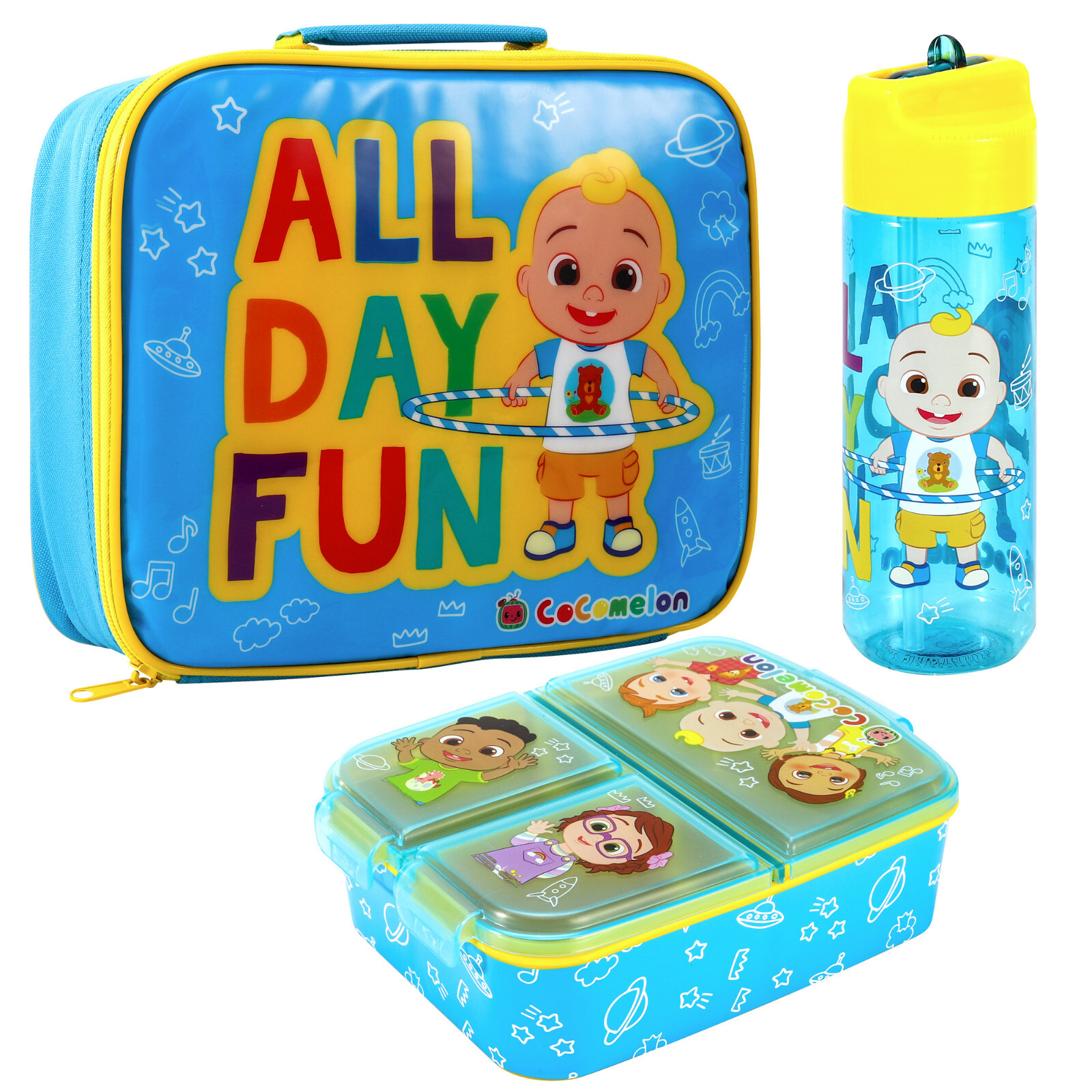 Cocomelon Kids Lunch Box Set &ndash; Lunch Bag, Lunch Box and 54
