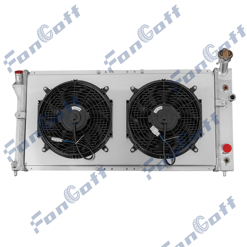 Ventilador de cubierta de radiador de 3 filas para 97-2003 Buick Century Regal Pontiac Montana 3,8 L Foto 4 de 4