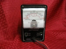 Vintage Radio Shack Micronta 3.5” analog Handheld Dwell Tachometer Tester meter