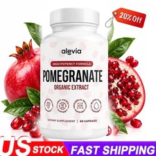 Auniva Pomegranate Extract Capsules, Natural Pomegranate Supplement 2027 New