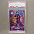 Lamine Yamal RC 2023-24 Topps Chrome UEFA Wonderkids #WK3 PSA 10 Barcelona Spain