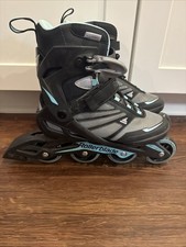 Rollerblade Zetrablade Men's Adult Fitness Inline Skate - Black/Silver, US 8