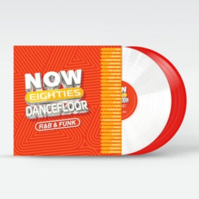 Various - Now 80s Dancefloor / RB And Funk 2LP 12'' Red / White Vinyl Record
