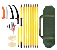 30Ft Tree Pole Pruner, 2025 Upgraded Spring Manual Branches Trimmer for Garde...