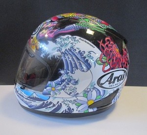 Arai RX-Q - Large Helmet with Visor - USED - UNKNOWN DATE OF MANUFACTURE