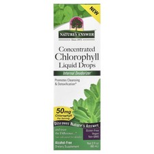 Concentrated Chlorophyll Liquid Drops, Alcohol-Free, 2 fl oz 60 ml 