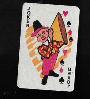 1 joker from playing cards jeu de cartes speelkaarten jokers