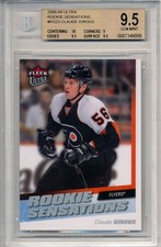 2008-09 Ultra Rookie Sensations Claude Giroux Rookie Graded BGS 9.5 10 POP 1 *9
