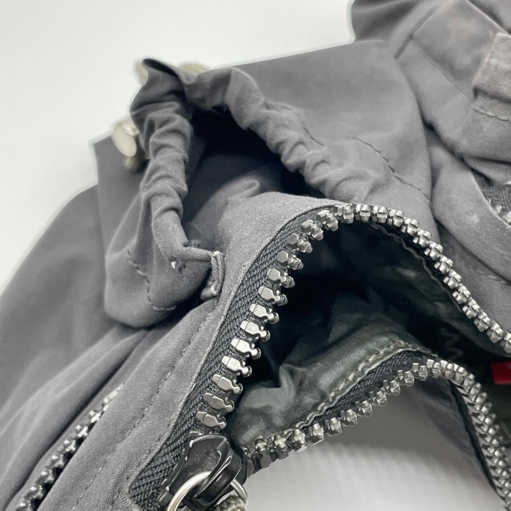 Prada Sport 4VA056 Nylon Waist Bag Black Belt Bum Body Crossbody Unisex In hand thumbnail 11