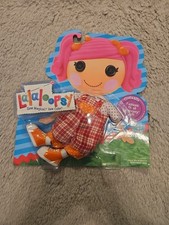 Lalaloopsy Sew Magical Sew Cute Fashions Fit All Dolls Red Orange Overalls New