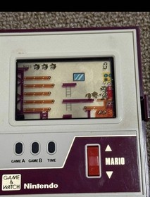 Nintendo Game & Watch Mario Bros Handheld Console Genuine