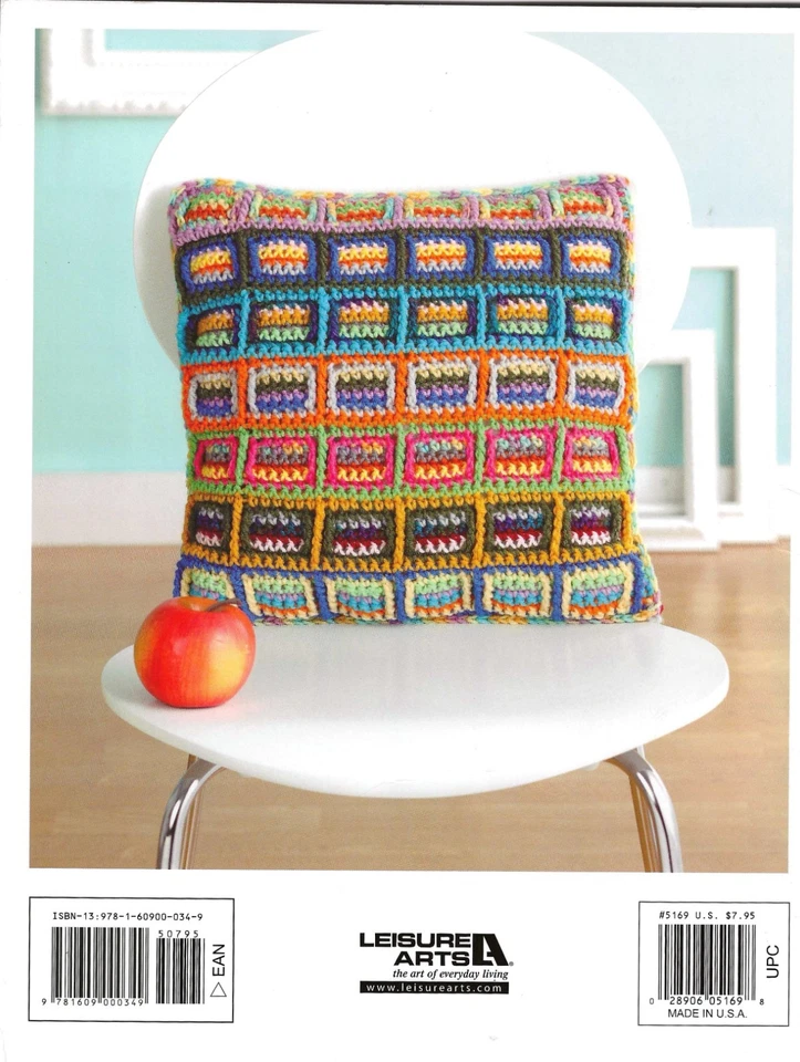 Lote de 2 libros de ganchillo de artes de ocio Q-Hook proyectos afganos de bolsa de chatarra rápida Foto 4 de 4