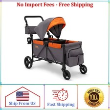 Jeep Sport All-Terrain Stroller Wagon by Delta Children - Includes Canopy, Paren