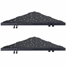 Corner Shower Shelf with 4 Hooks,10 Inch 304 Stainless Steel Recessed Bathroo...