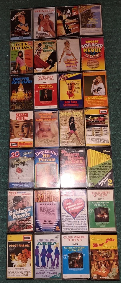 XXL Schlager & Oldies Paket  -  28 Musikkassetten im Set  -  Selten! - Bild 4 von 4