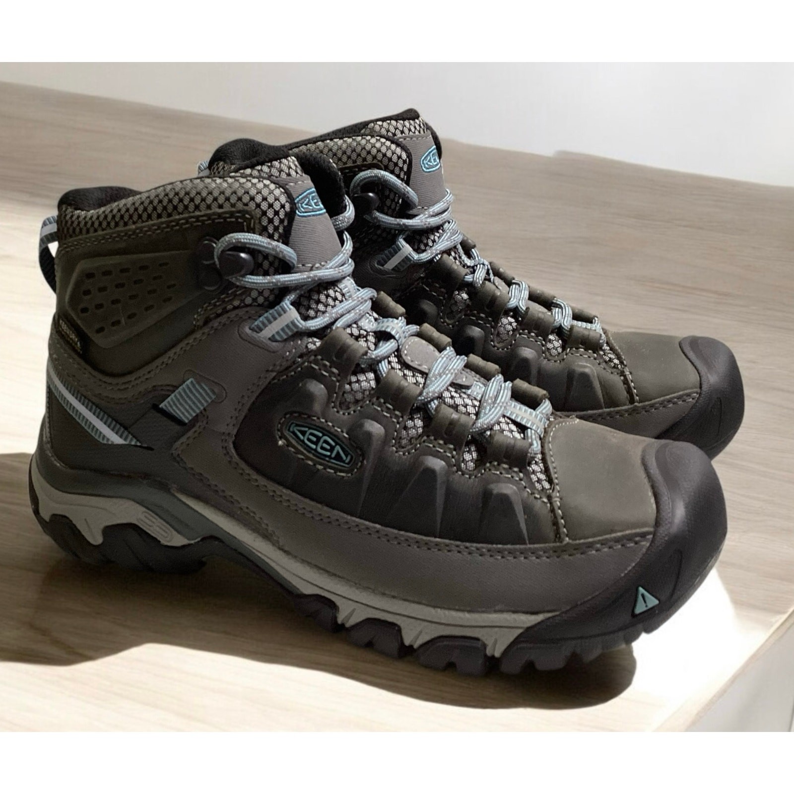 Keen Targhee III Stivali da trekking medi impermeabili Donna 6 5 blu grigio